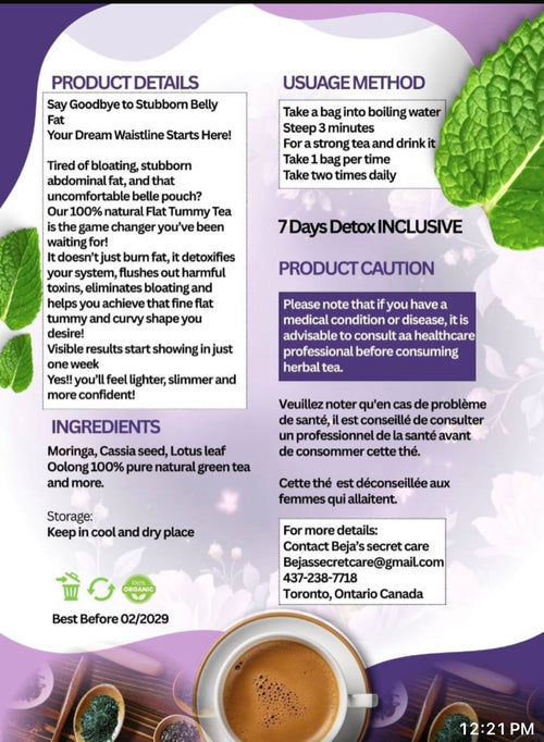Burn Tummy Tea