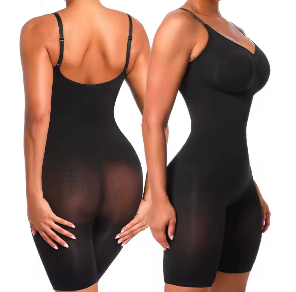 Bodysuit Shapewear 
Straps Waist Tummy Control Firm Level