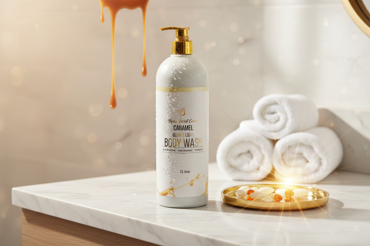 CARAMEL GLOW & LIGHT
BODY WASH