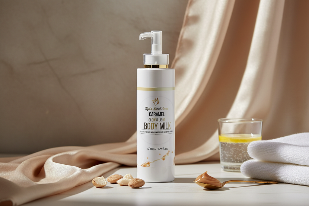 CARAMEL GLOW & LIGHT
BODY MILK