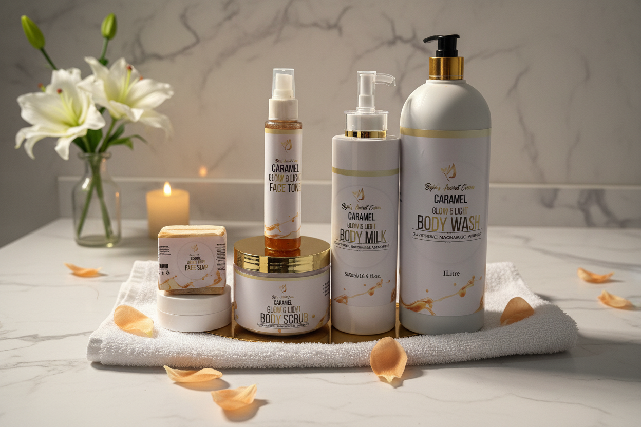 Caramel Glow & Light 
 kit